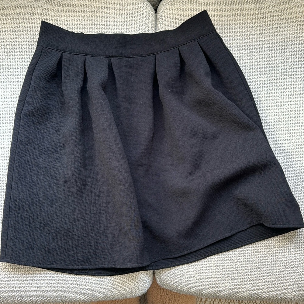 United Colors of Benetton Black Skater Skirt Size 2